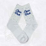 Socken Cheer Pack "blau" mit Bling Gr. 27-46